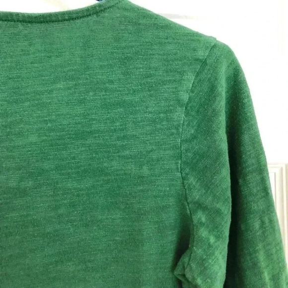 Eddie Bauer Green 3/4 Length Sleeve Shirt Small - Picture 11 of 12